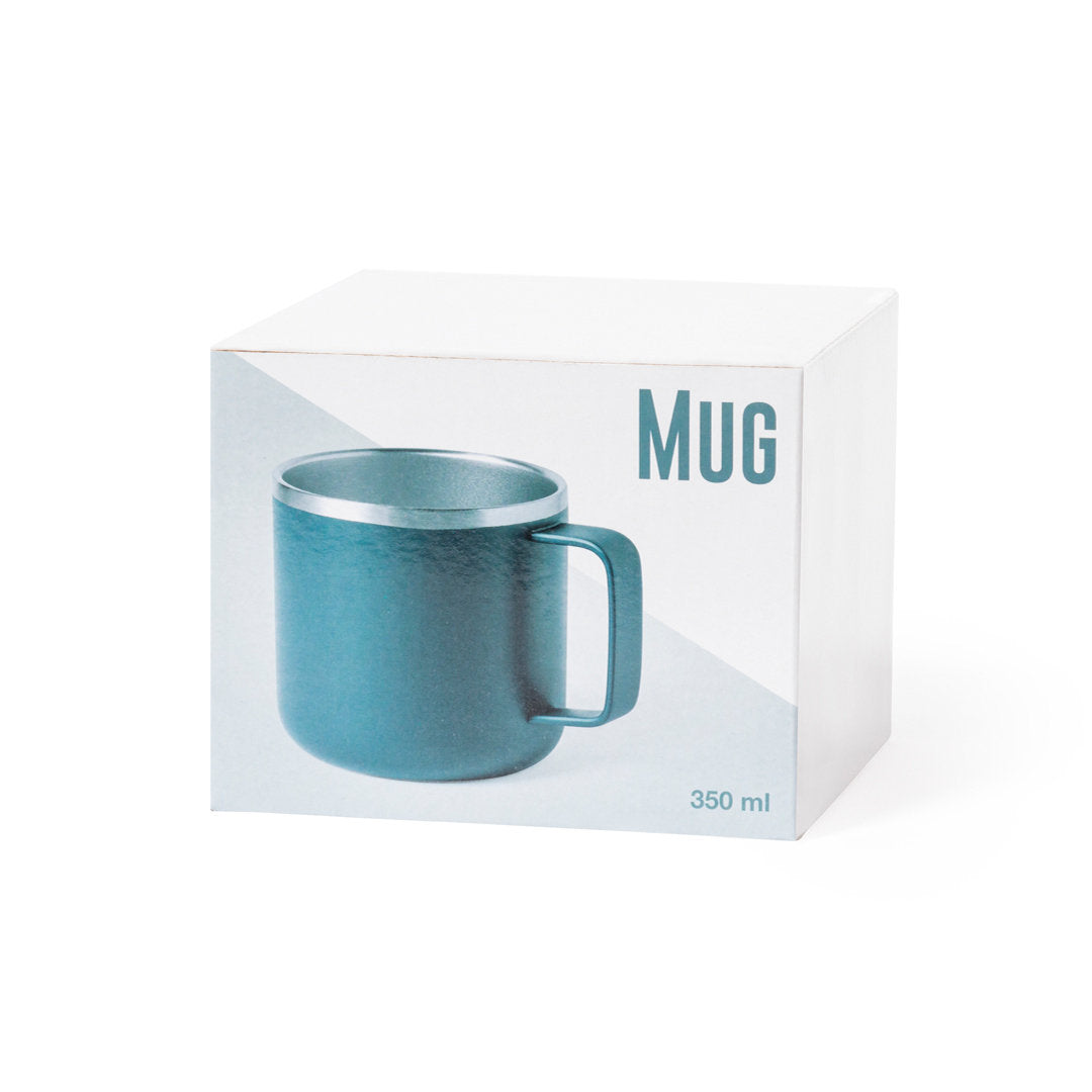 Mug en acier inoxydable de 350 ml SHIRLEY étui carton