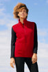 Bodywarmer FACTOR BW rouge sur une femme