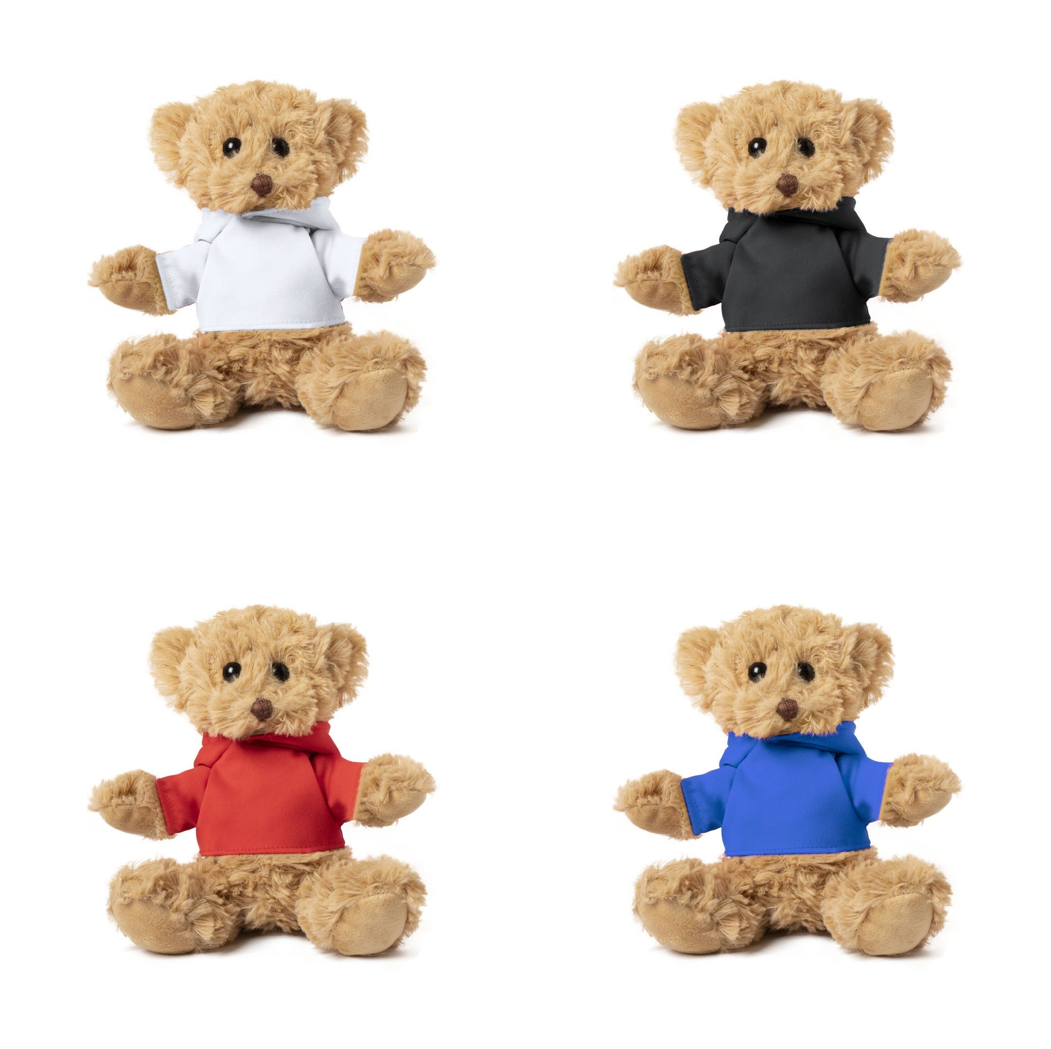 Ours en peluche disponible avec chemise en différentes couleurs