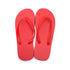 paire de tongs résistantes logo brésil personnalisables rouges