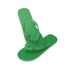 paire de tongs résistantes logo brésil personnalisables vertes
