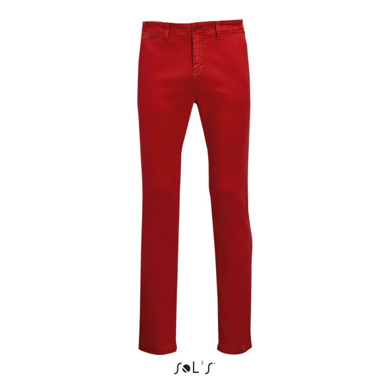 Pantalon Jules Men Rouge Coquelicot / 38 Solpantalons