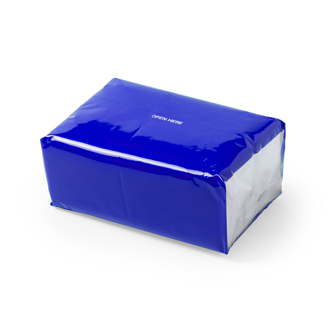 Paquet de 100 mouchoirs 3 couches WINTON bleu