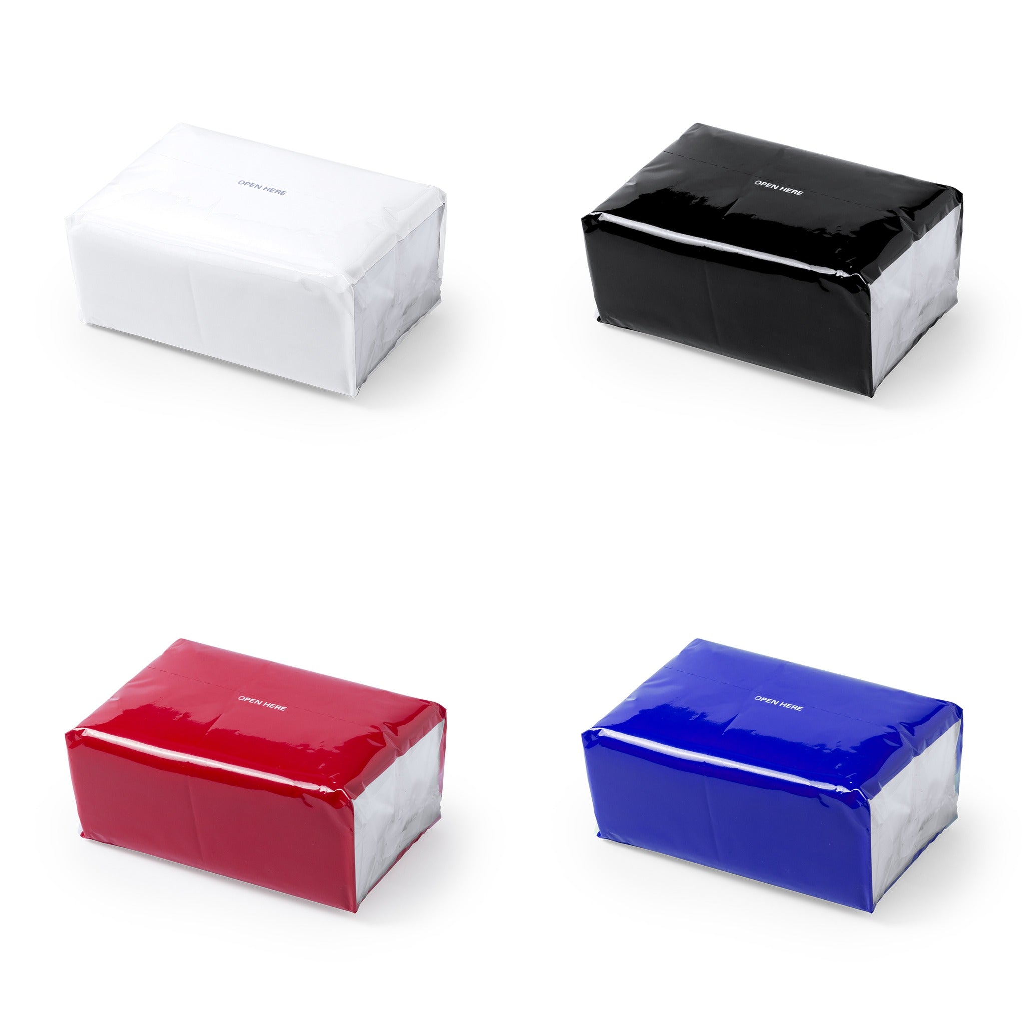 Paquet de 100 mouchoirs 3 couches WINTON coloris multiples