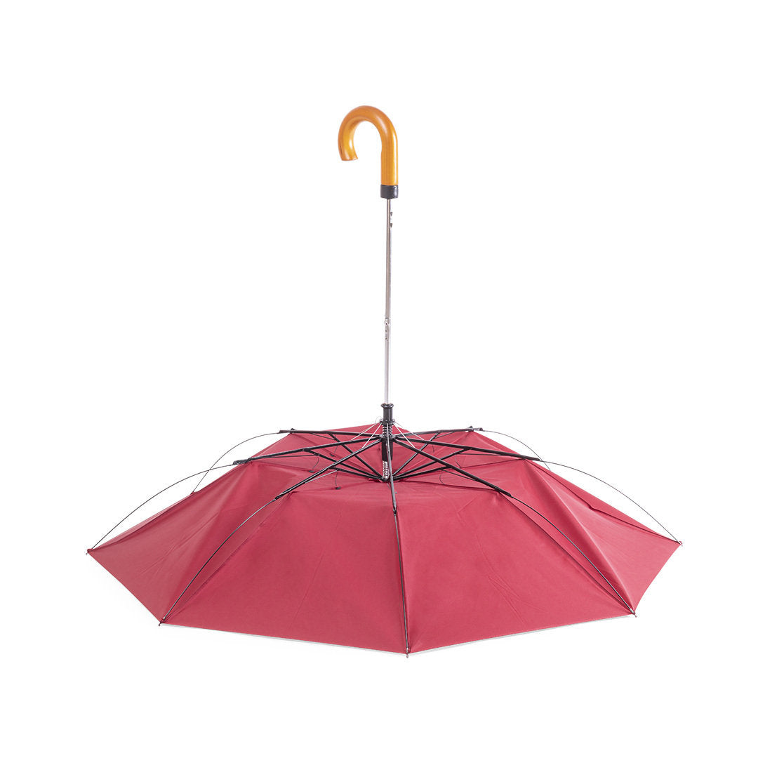 Parapluie pliant 100cm de diamètre poignée en bois BRANIT