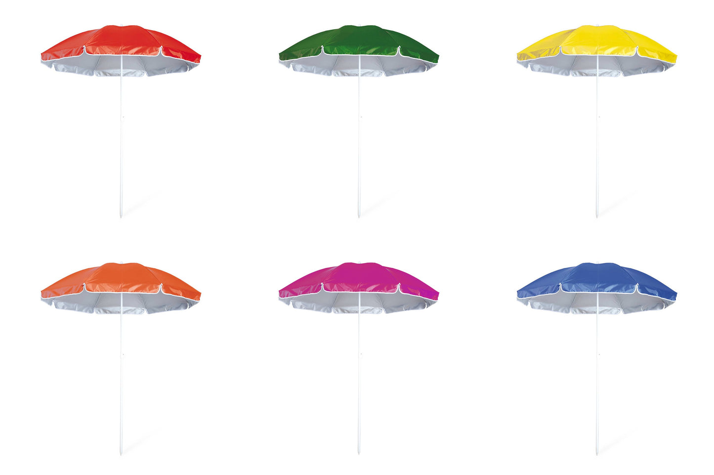 Parasol de plage 8 panneaux en nylon TANER