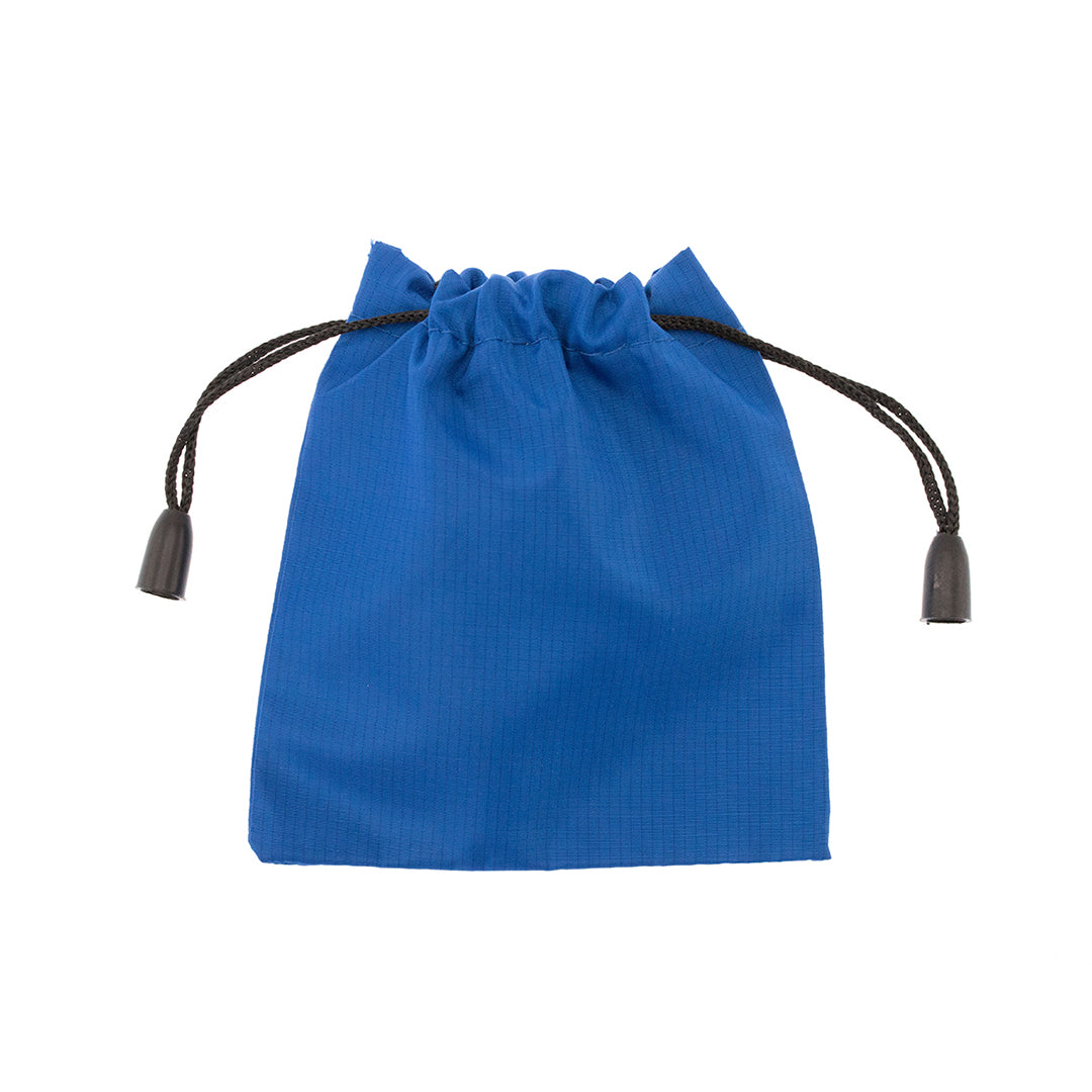 Petit sac en polyester doux, fermeture par cordelettes, coloris vifs.