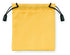 Sac en polyester doux, fermeture à cordelettes, nuances assorties.