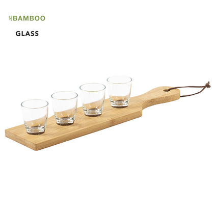 Plateau de shoots en bambou