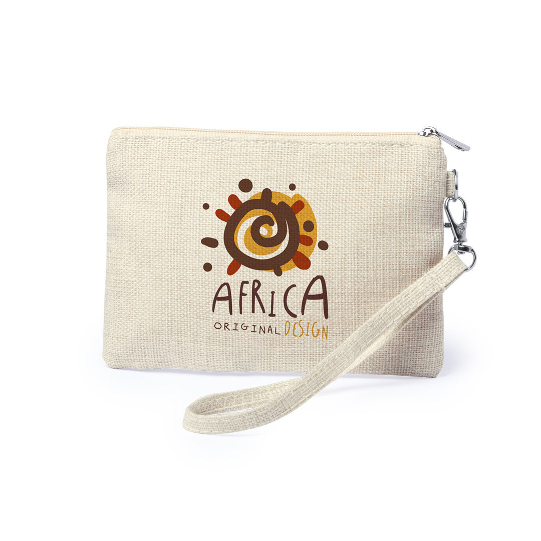 pochette en polyester avec doublure