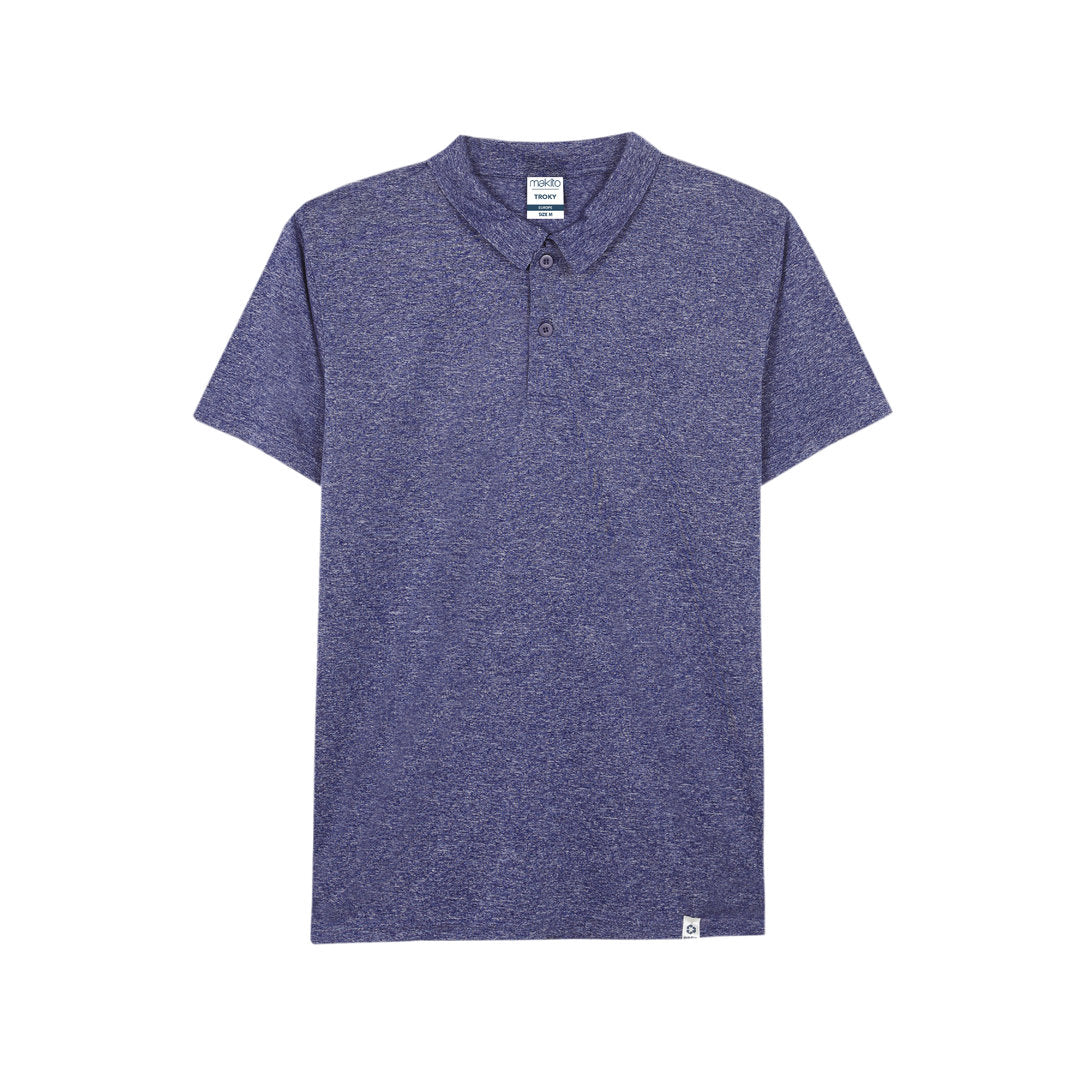 Polo en tissu 100% polyester recyclé TROKY