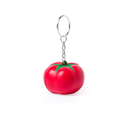 Porte-clés anti-stress en PU doux avec options de fruits variées, personnalisation possible