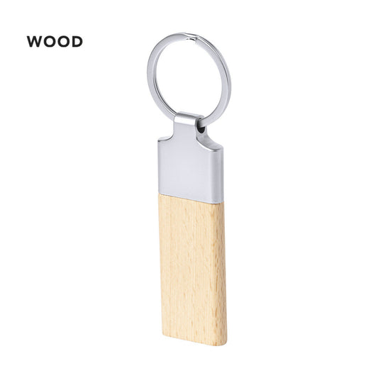 Porte-clés métallique et en bois