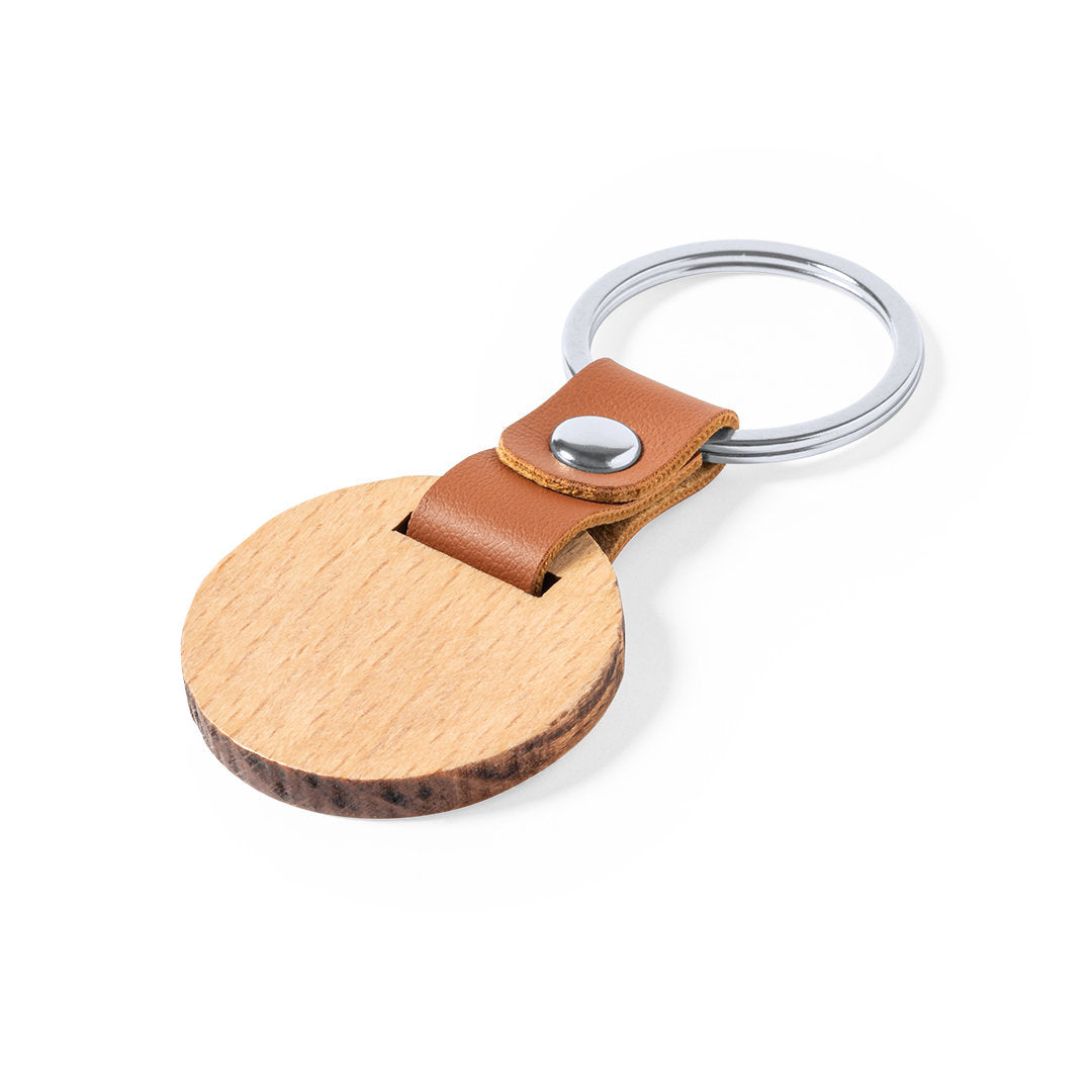 Accessoire en bois et similicuir, personnalisable