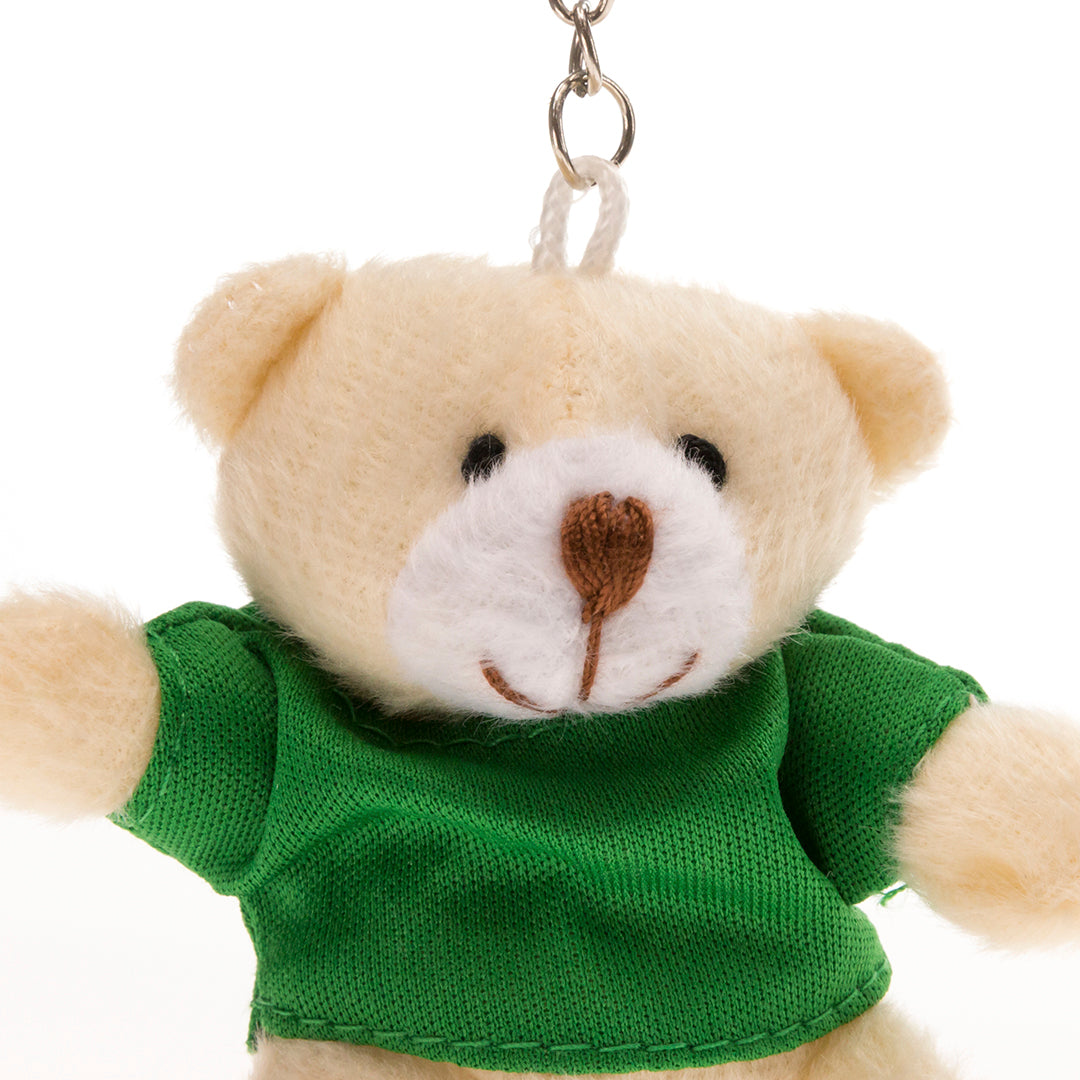 Porte-clés en peluche avec ours et option de personnalisation