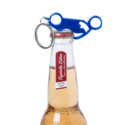 Porte-clés en aluminium en forme de bicyclette, un accessoire ludique et pratique.