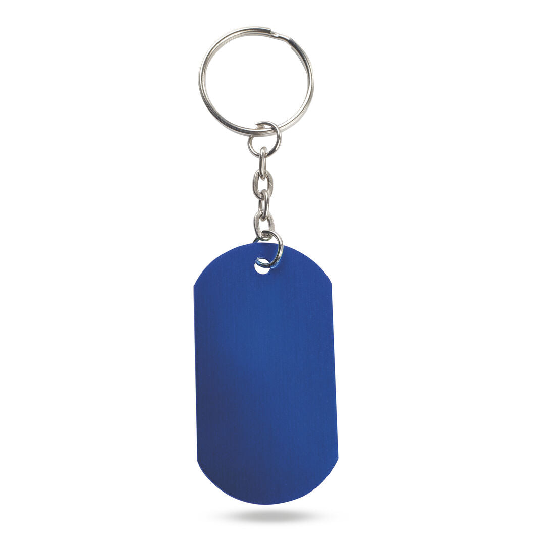 Porte-clés plaque en aluminium aux couleurs éclatantes, un accessoire personnalisable et attractif.