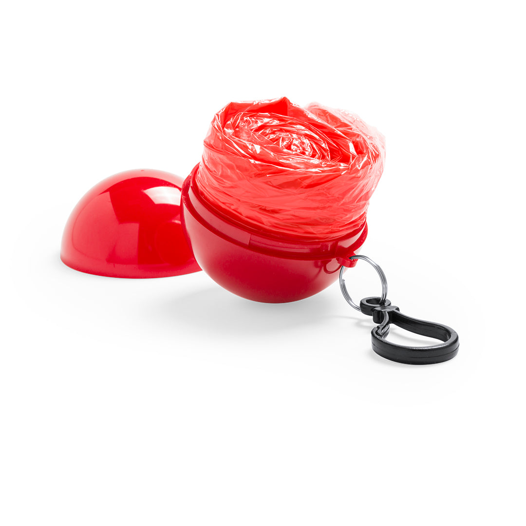 LDPE - Poncho dans une boule individuelle avec fermeture