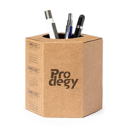 Porte crayons pour stylo carton recyclé FION marquage logo