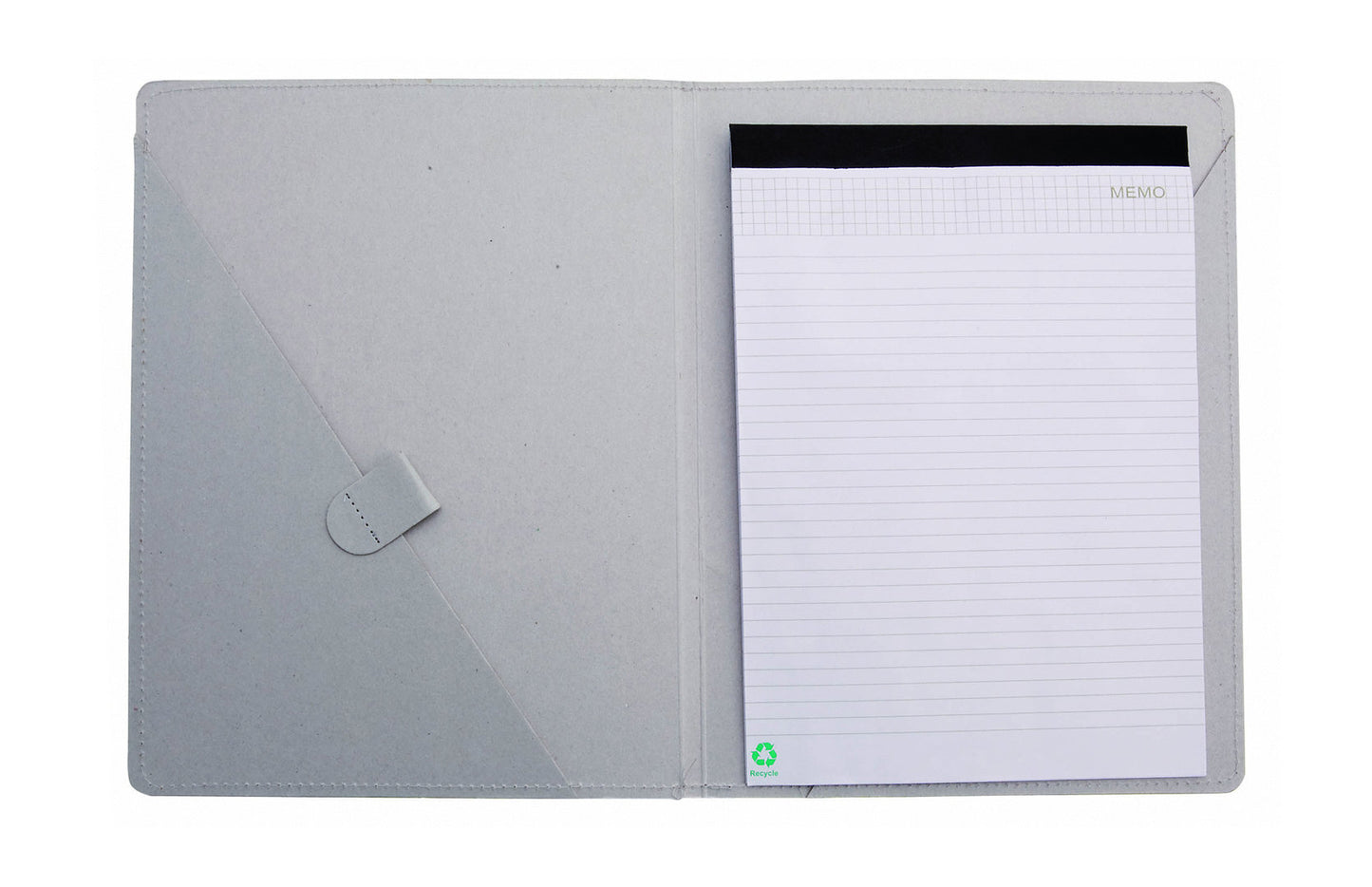 Porte documents avec bloc de feuilles en carton recyclé VIMAZ marquage logo