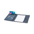 Porte documents bloc de 20 feuilles en polyester 600d rpet NESEBY multifonctions