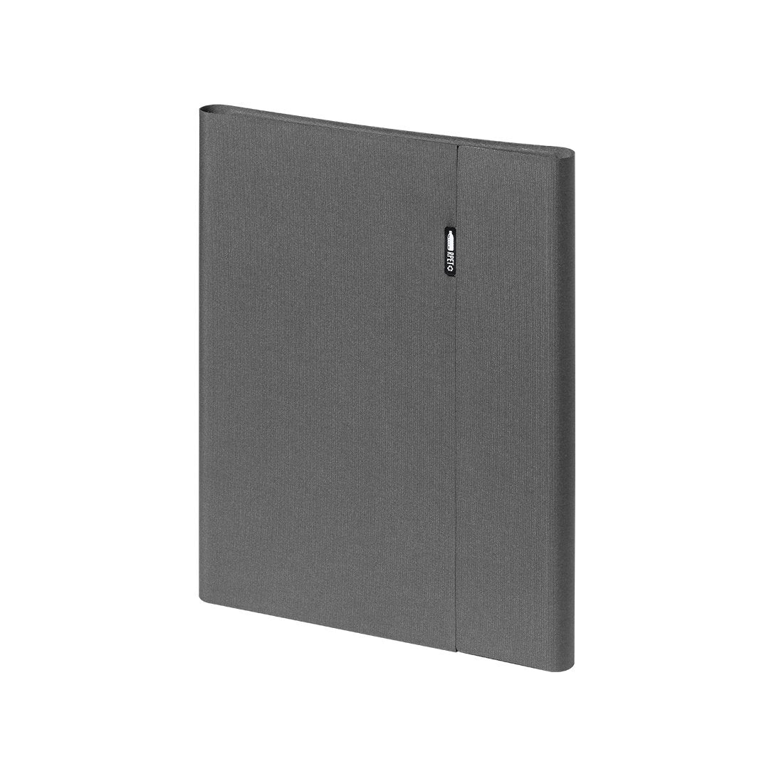 Porte documents bloc de 20 feuilles en polyester 600d rpet NESEBY gris