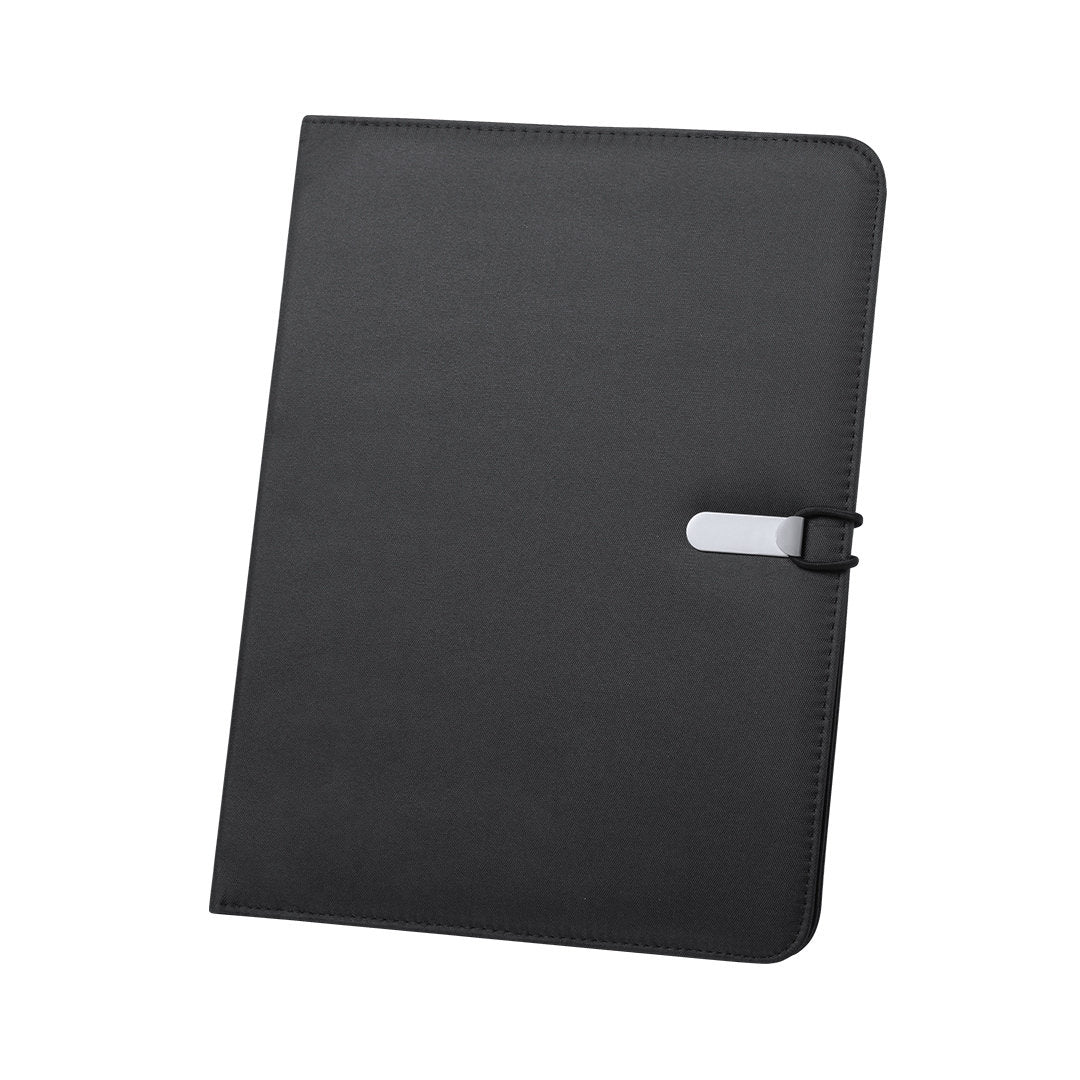 Porte documents, bloc de 20 feuilles en polyester et microfibre NECO noir