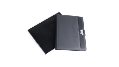 Porte documents, bloc de 20 feuilles en similicuir et polyester BRETUX noir