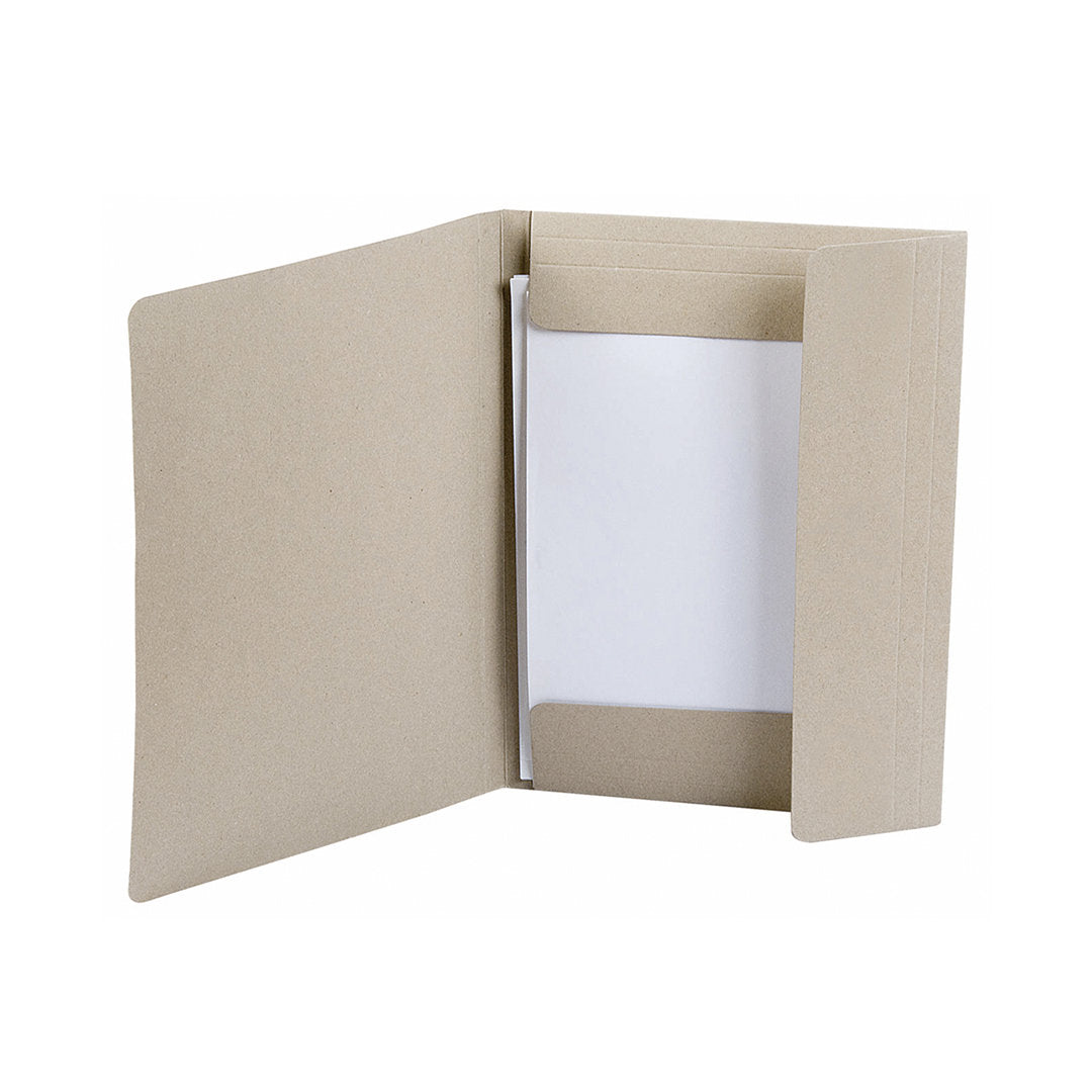 Porte documents écologique en carton recyclé ECOSUM beige