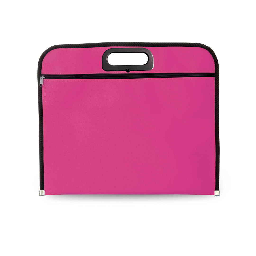 Porte documents en polyester 600d JOIN rose