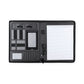 Porte documents multifonctions en similicuir, bloc 20 feuilles avec power bank 5000 mAh JAIDEN