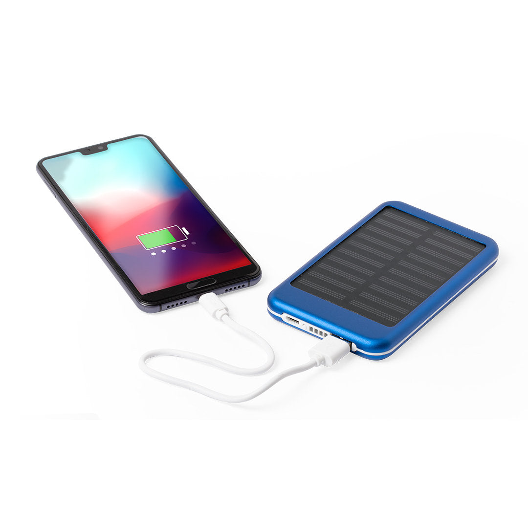 Power bank 4 000 mAh en aluminium RUDDER personnalisable logo entreprise