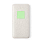 Power Bank 8 000 mAh en paille de blé et abs YENDIK