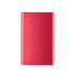 Power bank en aluminium de 4 000 mAh GLIRD rouge