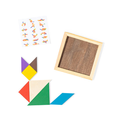 Accessoire de développement : puzzle en bois pour stimuler l'ingéniosité des enfants.