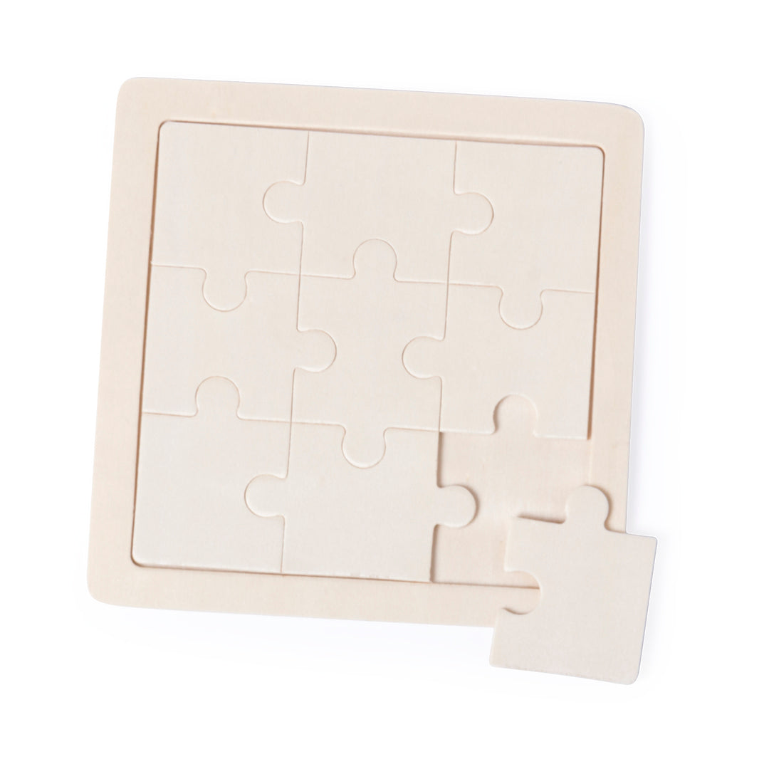 Puzzle personnalisé pour enfants : jeu en bois de 9 pièces pour l'éveil des compétences.