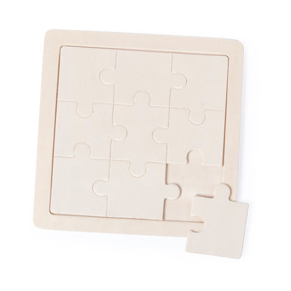Puzzle personnalisé pour enfants : jeu en bois de 9 pièces pour l'éveil des compétences.