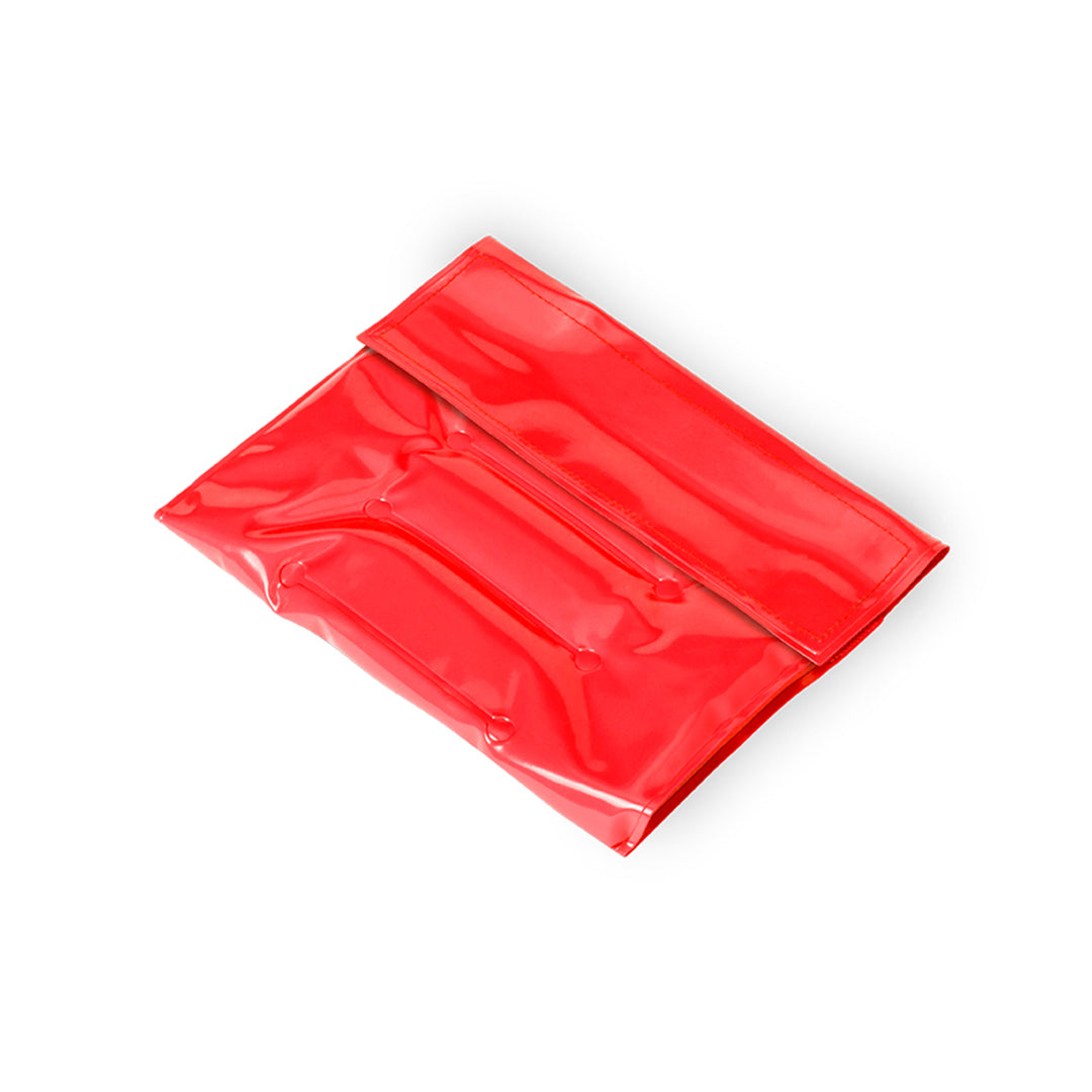 refroidisseur de bouteille en pvc rouge