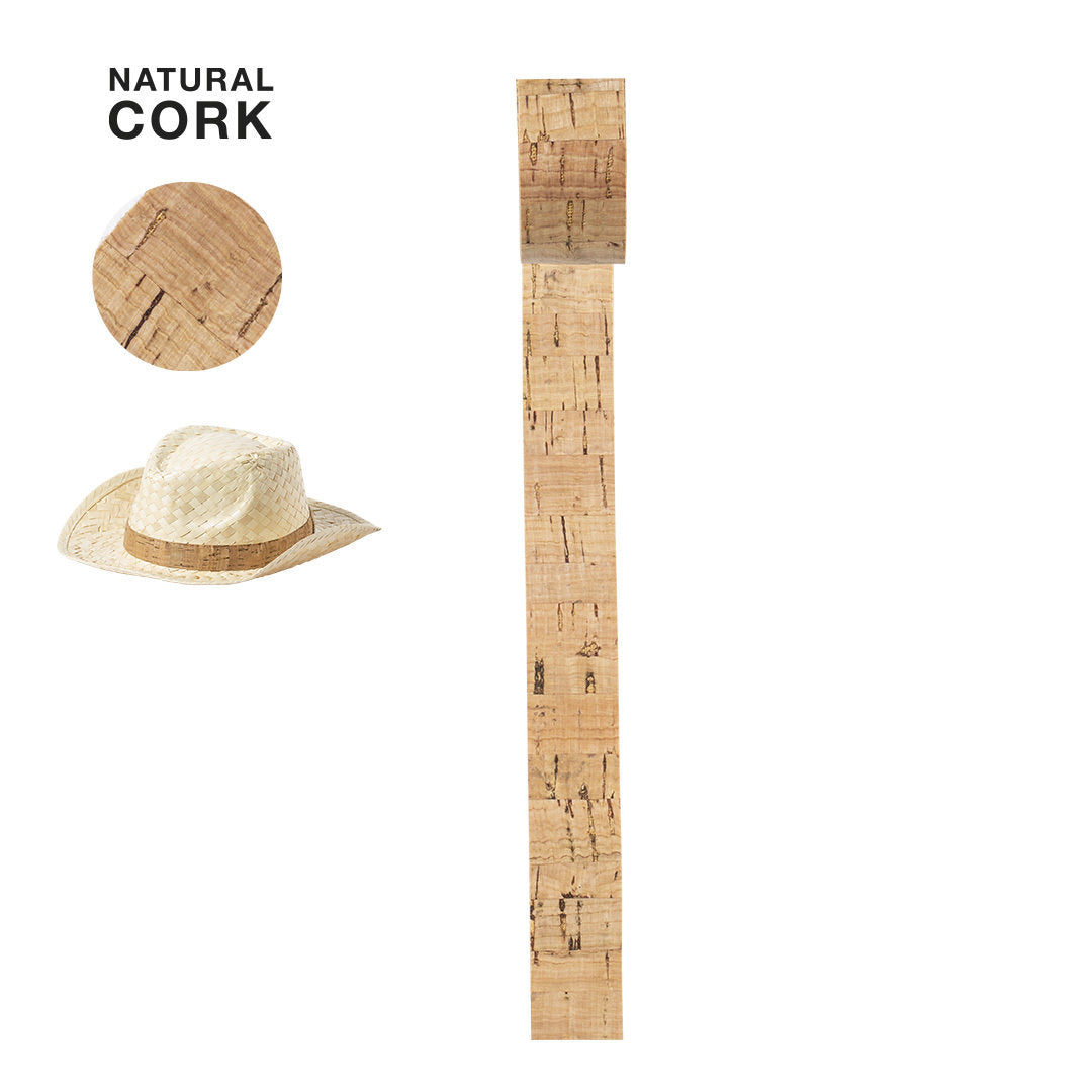 Ruban pour chapeau à fabriqué à 100 % en liège CORKBAND