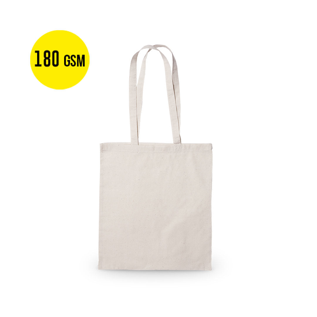 Sac durable en 100% coton de 180 g/m2, conçu pour une résistance et une longévité accrues personnalisable logo entreprise