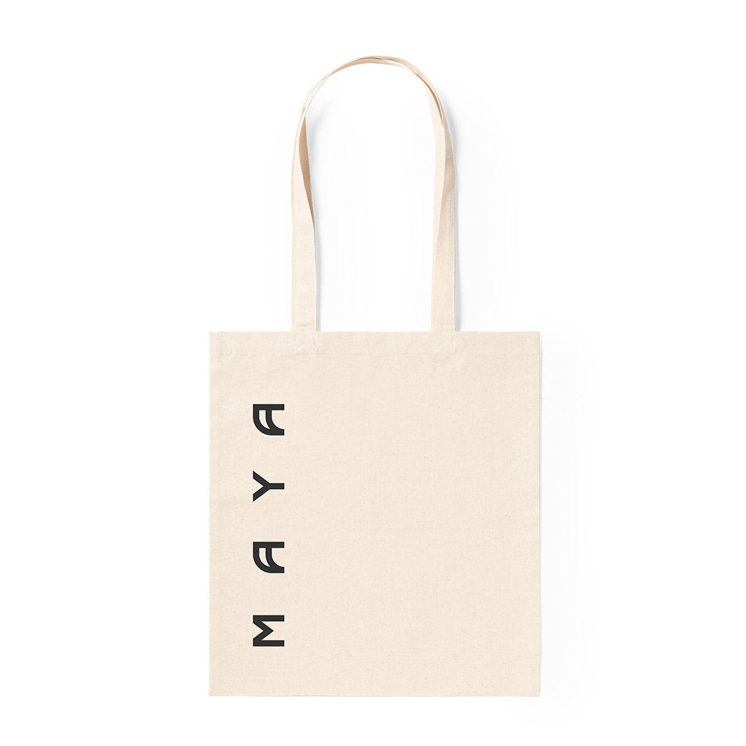 totebag en toile Poignées longues de 70 cm pour un transport confortable, adaptées à divers usages.