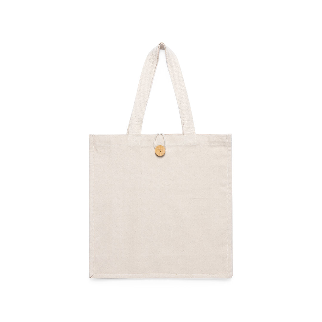 sac en toile avec Finition naturelle et cousue, offrant un look épuré et une résistance supplémentaire.