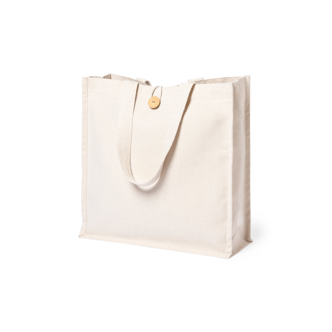 sac en toile avec Fermeture boutonnée d'origine, apportant une touche esthétique tout en sécurisant le contenu.
