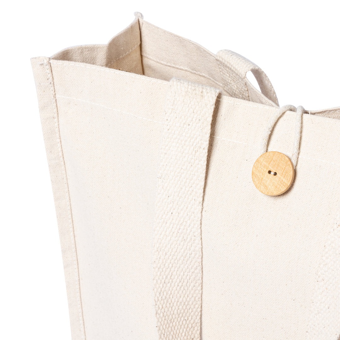 sac en toile avec Poignées moyennes extra larges et renforcées (60 x 3,5 cm), assurant un port confortable.