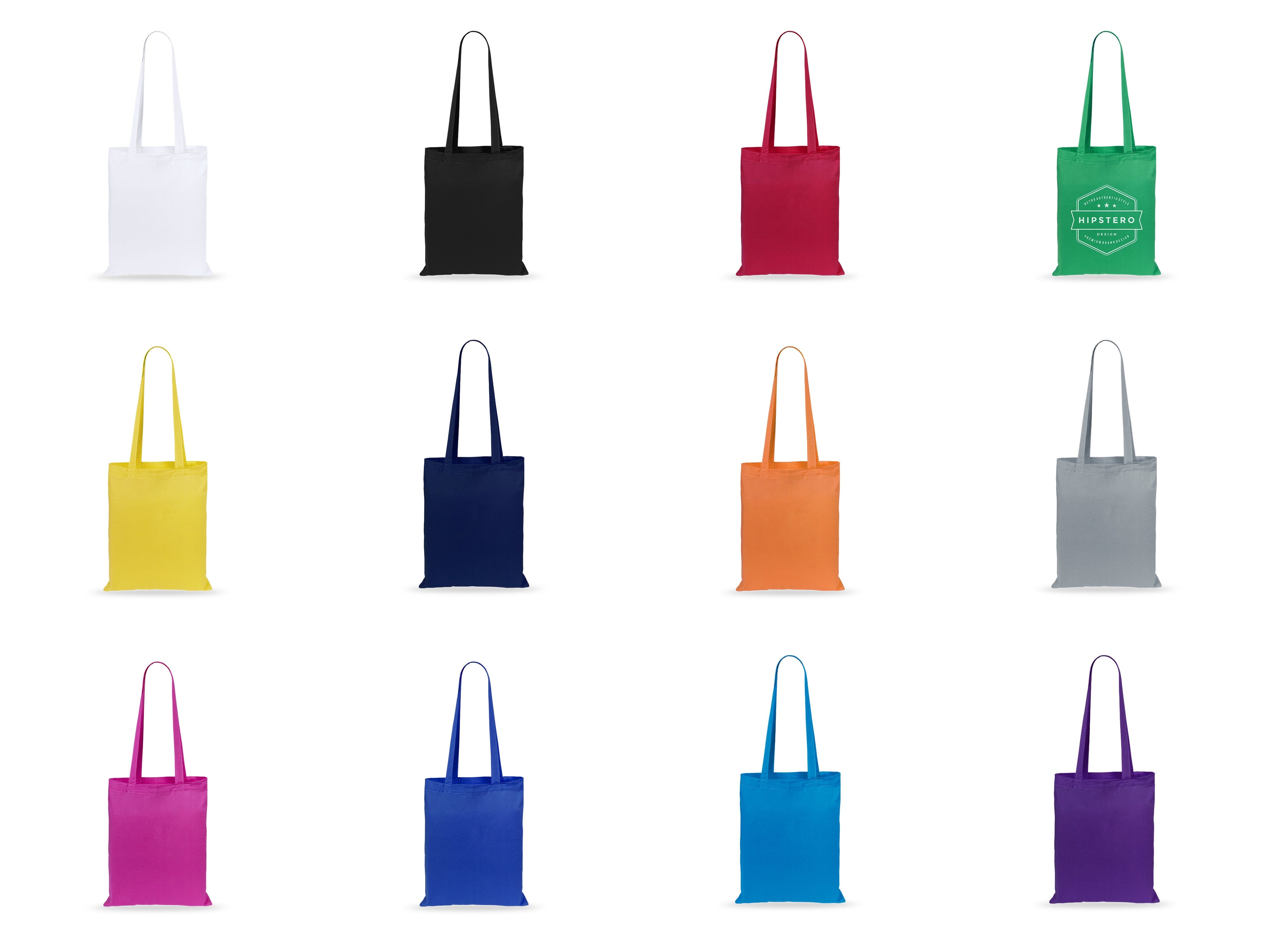 sac en toile coloris multiple Choix écologique avec une matière 100% coton.