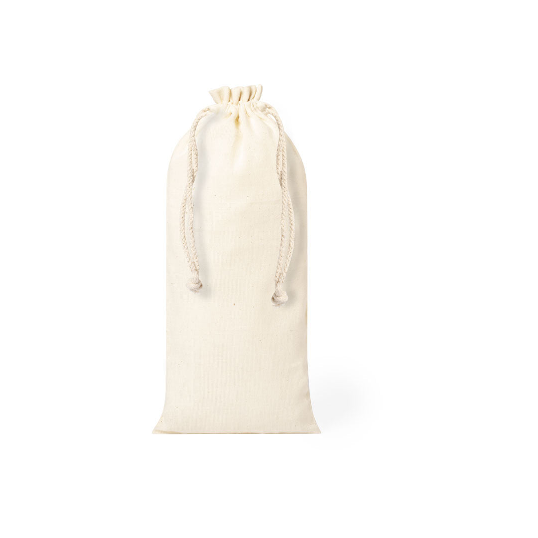 Accessoire éthique : sac de la gamme éco-friendly en coton, 105 g/m2, avec finition cousue.
