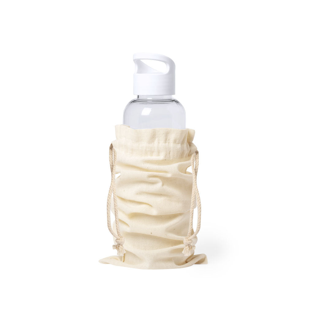 Sac pratique en coton 100%, 105 g/m2, spécialement conçu pour ranger votre gourde, taille 12x33 cm.