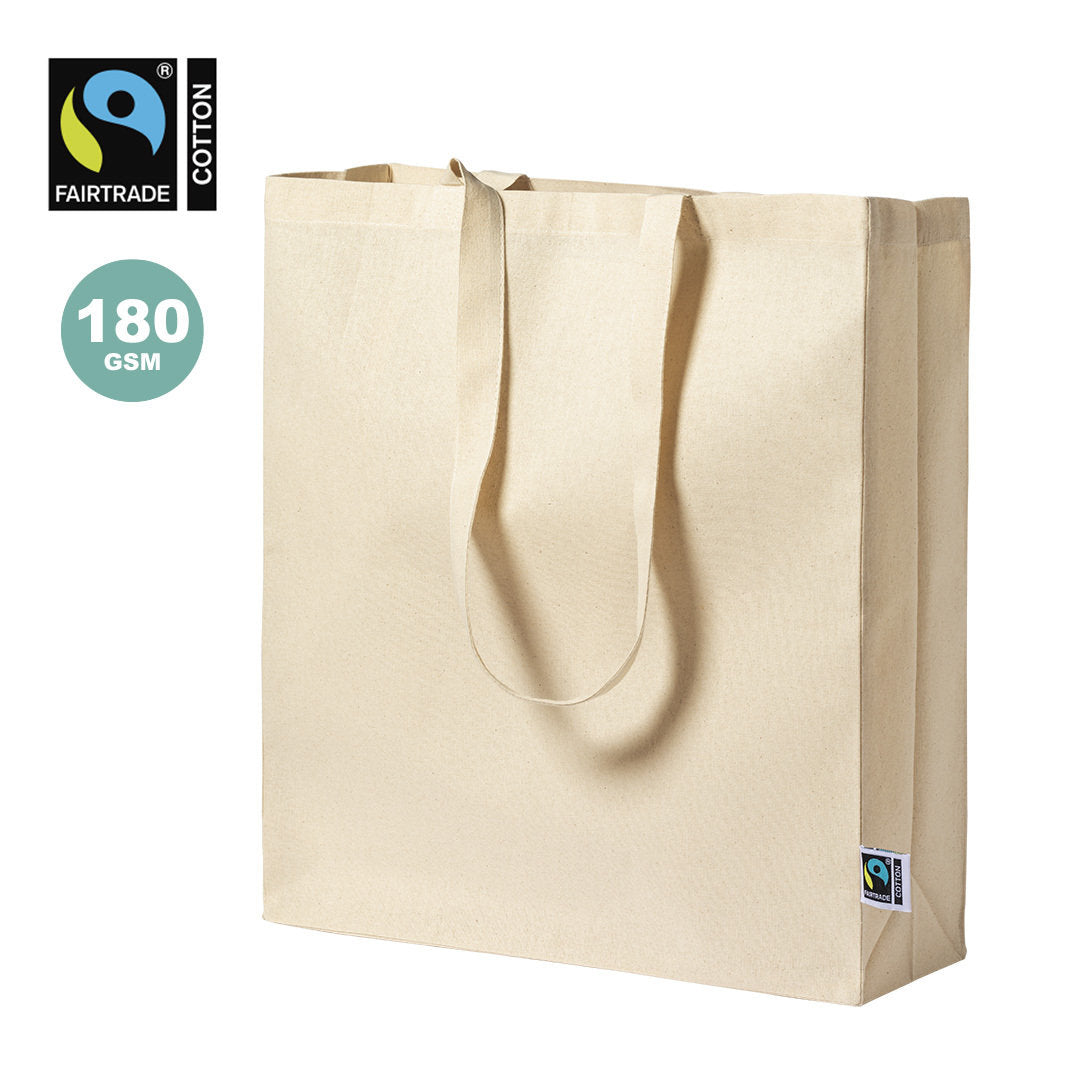 Sac de coton naturel 180g/m2 de la ligne Nature, dans une couleur naturelle personnalisable logo entreprise