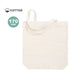Sac naturel en coton de 170g/m2 avec une finition en grille résistante, idéal pour une utilisation quotidienne personnalisable logo entreprise