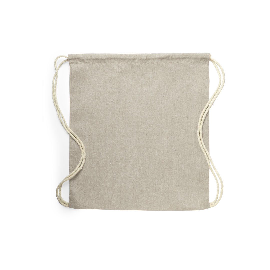 Sac à dos 100 % coton recyclé 120 gr / m2 KONIM gris